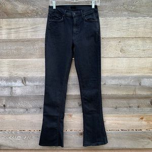 Mother Jeans Runaway Womens 27 Black Not Guilty Bootcut Flare 31 in Inseam